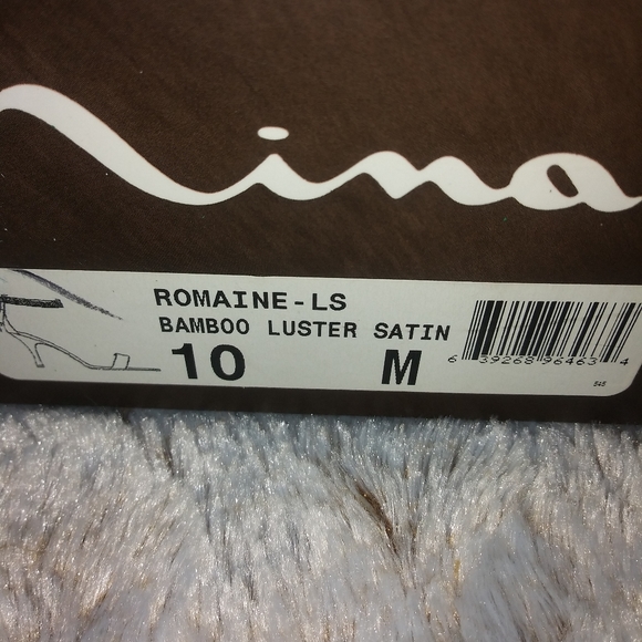 Satin Ribbon Rhinestone Heels - Picture 7 of 7